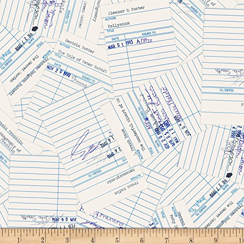WINDHAM FABRICSJot Library Cards, On Loan Yard