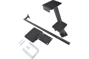 GLOSSY AUTO PARTS 3 Step Boat Trailer Step for Universal Bass Boats Pontoon Boats Hunting Boats Replacement for 3”-3.5” Tongu