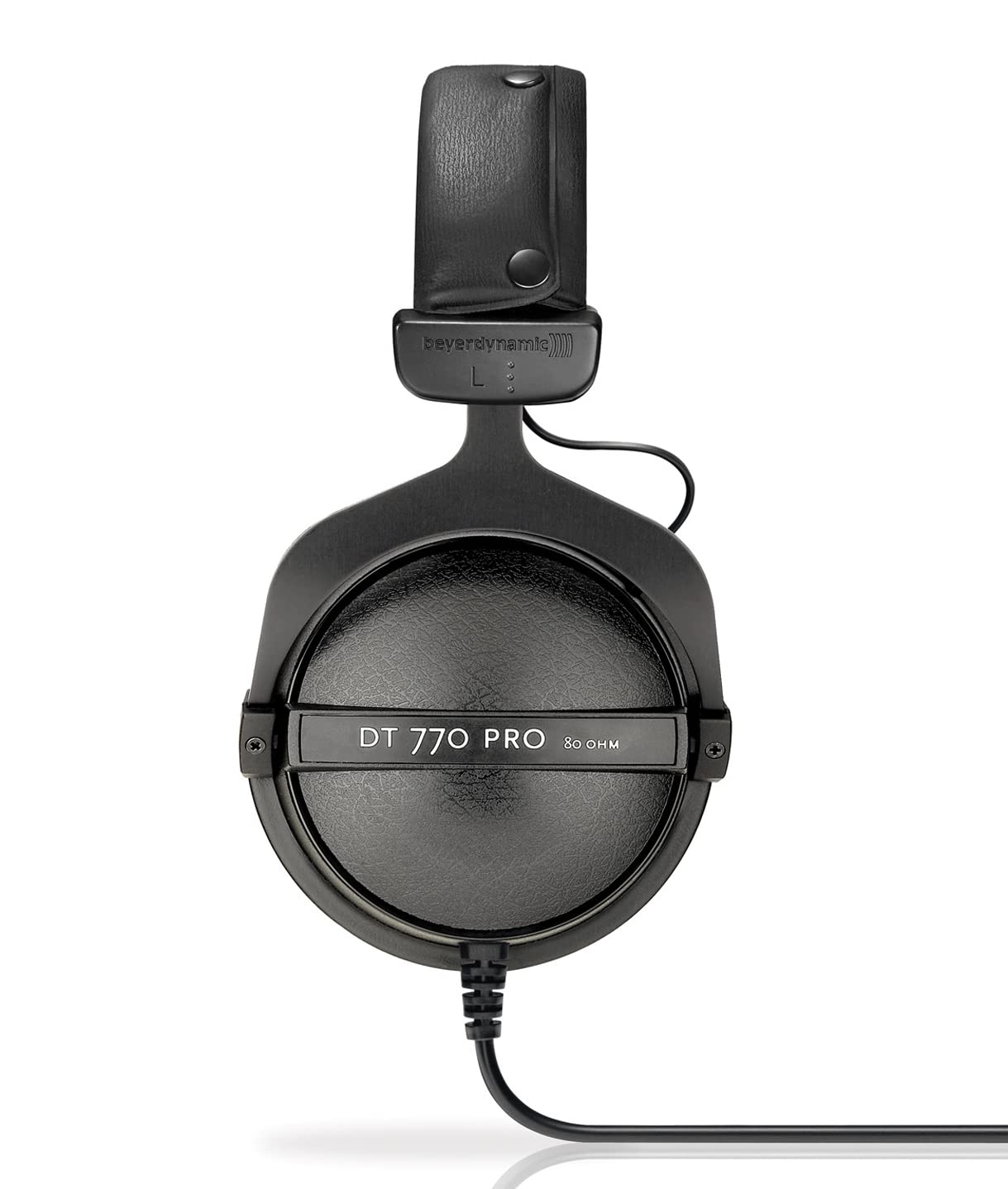 Beyerdynamic DT 770 PRO Auriculares de estudio supraaurales de 80 ohmios en color gris. Diseño cerrado, cableado para grabación y monitoreo profesional