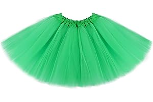 LAINLIGHT Tutus for Girls 3 Layered Tulle Tutu Skirts for 4-12 Year, Birthday Dance Halloween Cosplay Party Supplies