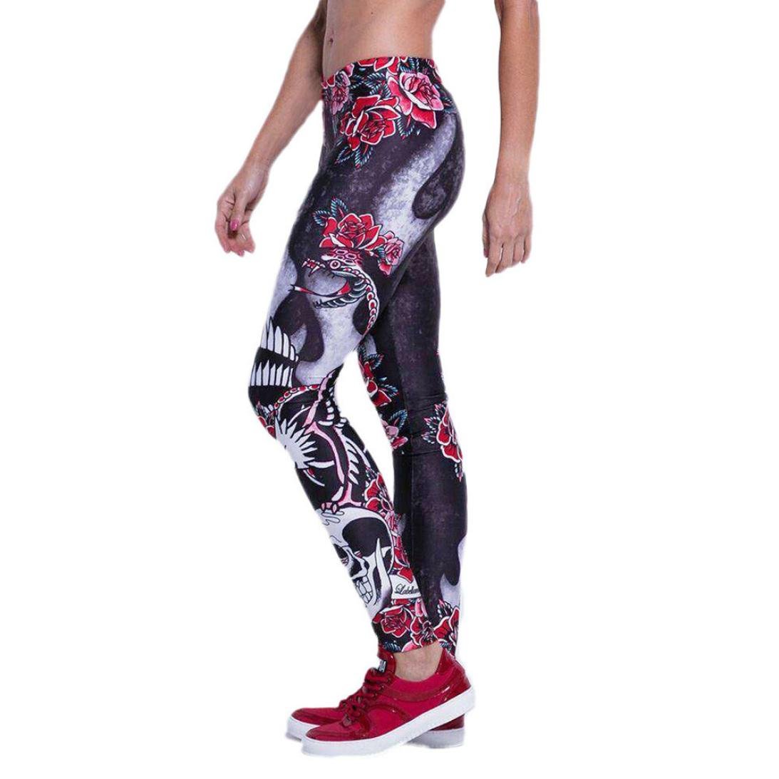 Eleganti Leggings Yoga Opaco Fitness Spandex Palestra Pantaloni Leggins  Push Up Homebaby Cranio Sport Leggings Sportivi Donna Pantaloni Tagliati  Pantaloni Capri Tuta Donna Calzamaglie e leggings sportivi Pantaloni e  pantaloncini berjaya.edu.my