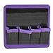 Neewer DSLR Battery Bag Holder Case for AA Battery and lp-e6 lp-e8 lp-e10 lp-e12 en-el14 en-el15 fw50 f550 and More, Suitable for Battery of Nikon D800 Canon 5DMKIII Sony A77(Purple)
