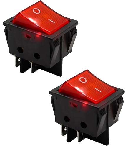 LECI RS606 2position 4pin Rocker Switch 16A250V T105/55LECI RS606