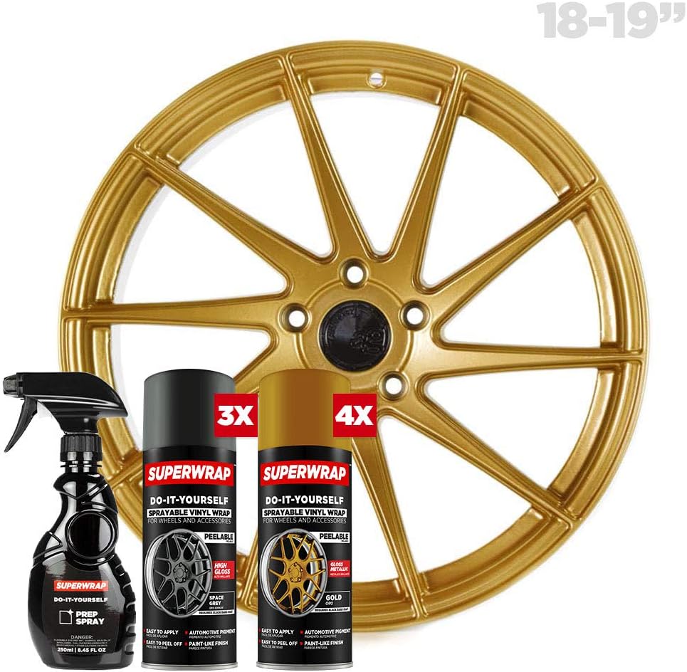 [42+] Gold Spoke Motorcycle Wheels