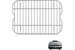 WEBROIL Accessories for Ninja Foodi FG551 Smart XL Indoor Grill with Air Fry, Stainless Steel Roasting Grill Steamer Racks Replacement Part for Ninja,11.5'' x 7.6''