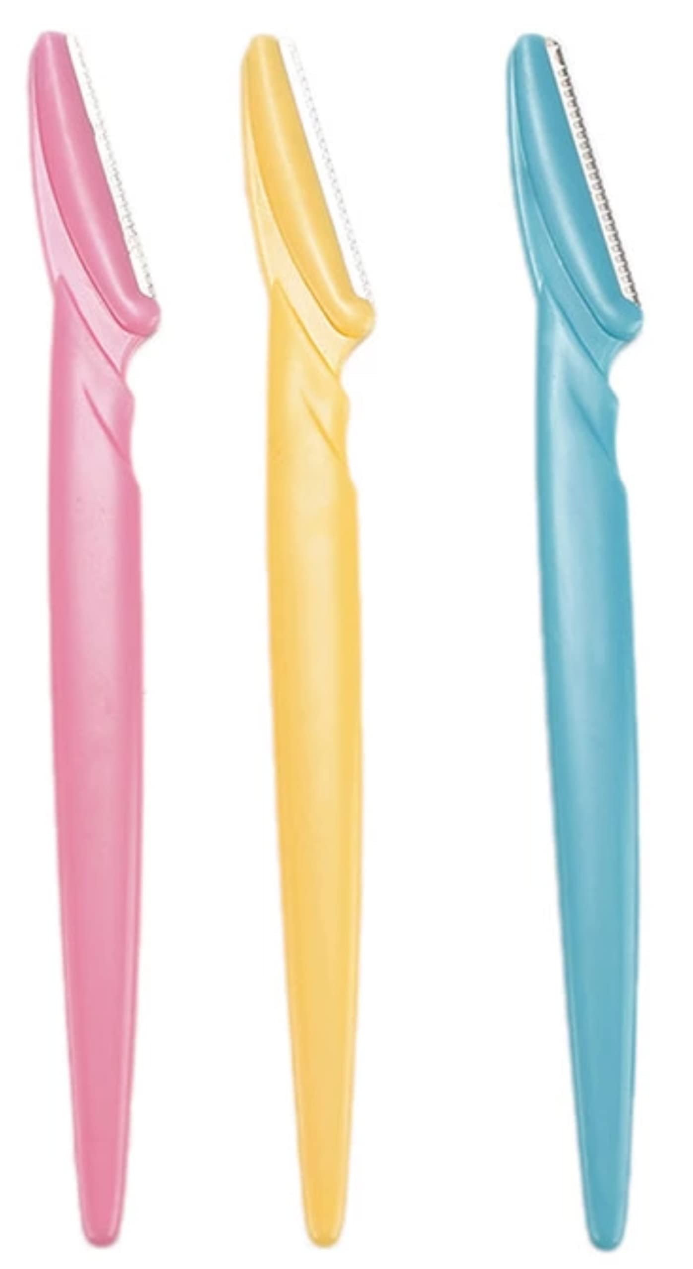 Eyebrow Razor for Women (12 Pack) Dermaplaning Tool for Face, Neck Body Peach Fuzz Remover, Facial Exfoliating Blade, Brow Shaper Fine Hair Trimmer Precision Ladies Razor Smooth Skin by TradeProvider®