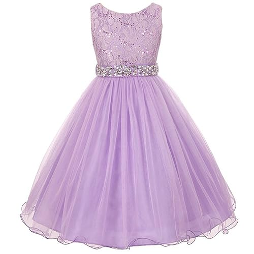 Purple Sequined Dresses