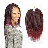 12inch Senegalese Twist Crochet Braids Synthetic Hair 75g/Pack 13 Colors