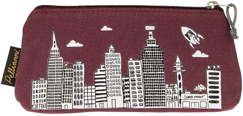 PELLIANNI - Bordeaux Pencil Case (Pa09028), Buerdos