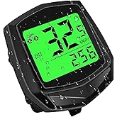2026 New Bike Computer and Bike Odometer Wireless MPH KM/H Bicycle Speedometer with Automatic Wake-Up Cycling Speed Tracker Display &amp; Single Mileage &amp; Multi-Functions &amp; Calories Statistics Accessories