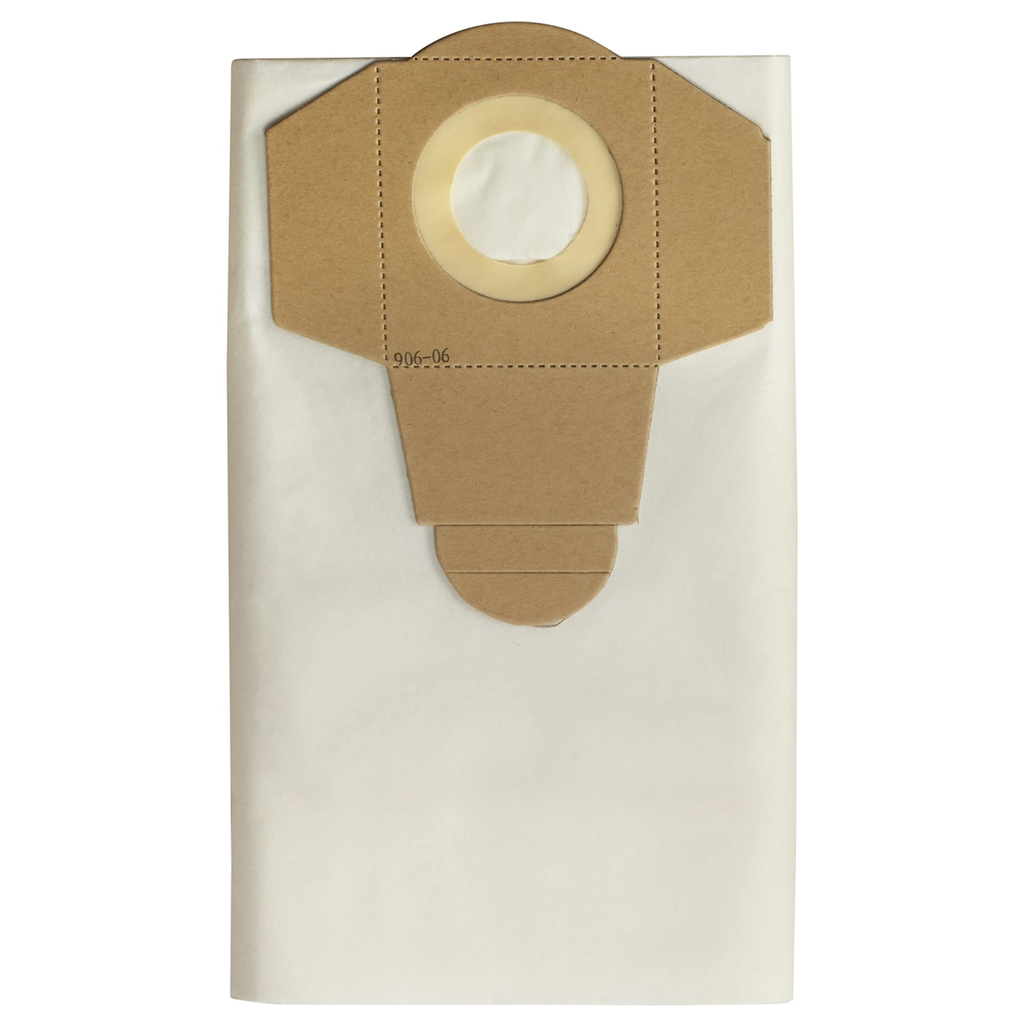 Vacmaster 45-50L Standard Filtration Dust Bags for 45-50L Wet & Dry Vacuum Cleaners & Dust Extractors (5 Pack), White