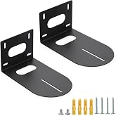 Sumnacon 2PCS PTZ Camera Bracket Universal PTZ Camera Mount Bracket Compatible with for Various PTZ Cameras (Black)