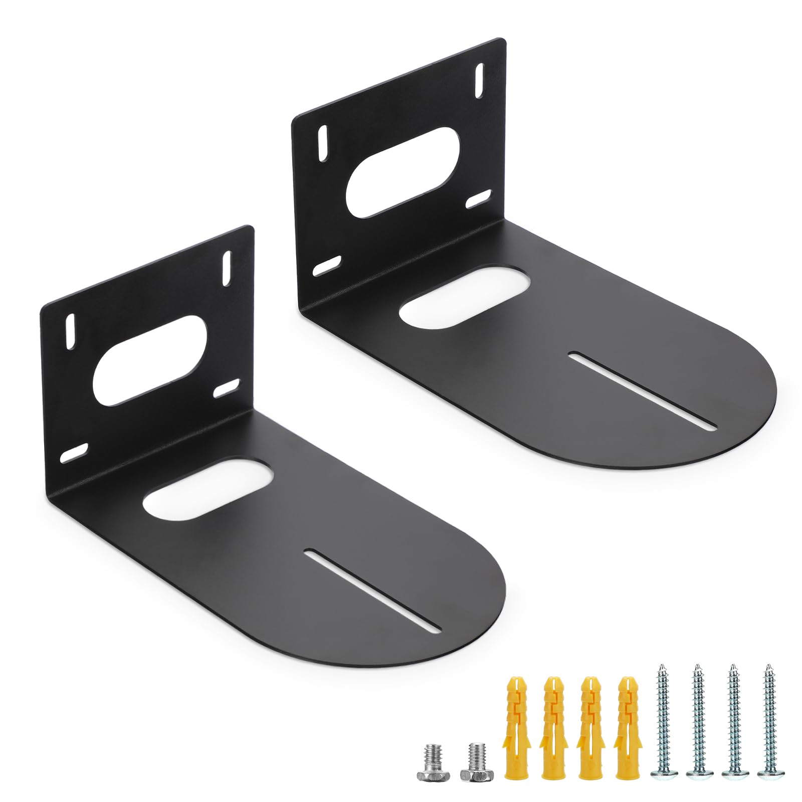 Photo 1 of Sumnacon 2PCS PTZ Camera Bracket Universal PTZ Camera Mount Bracket Compatible with for Various PTZ Cameras (Black)