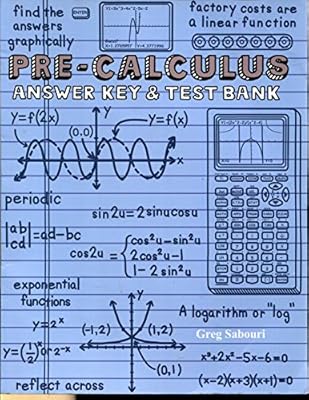 A Teaching Text Books PRE Calculus Text Books And The Answer Keys.