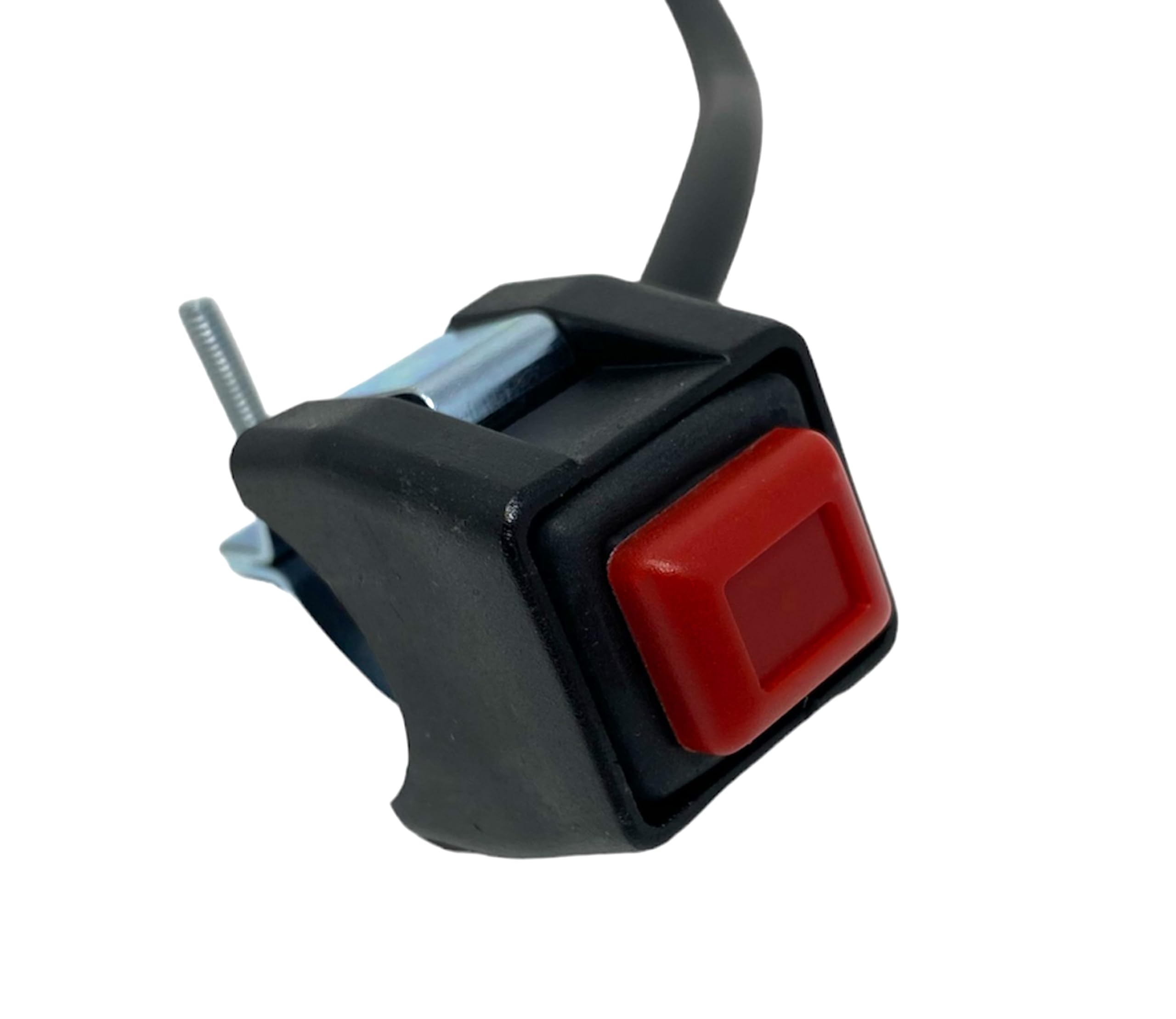 Universal Motorcycle Engine Stop Start Kill Switch Button | Waterproof with Mounting Clamp Compatible with CR125 CRF250 CRF450 XR250 WR250F WR450F WR250X and other Enduro Motocross ATV Dirt Trail Bike