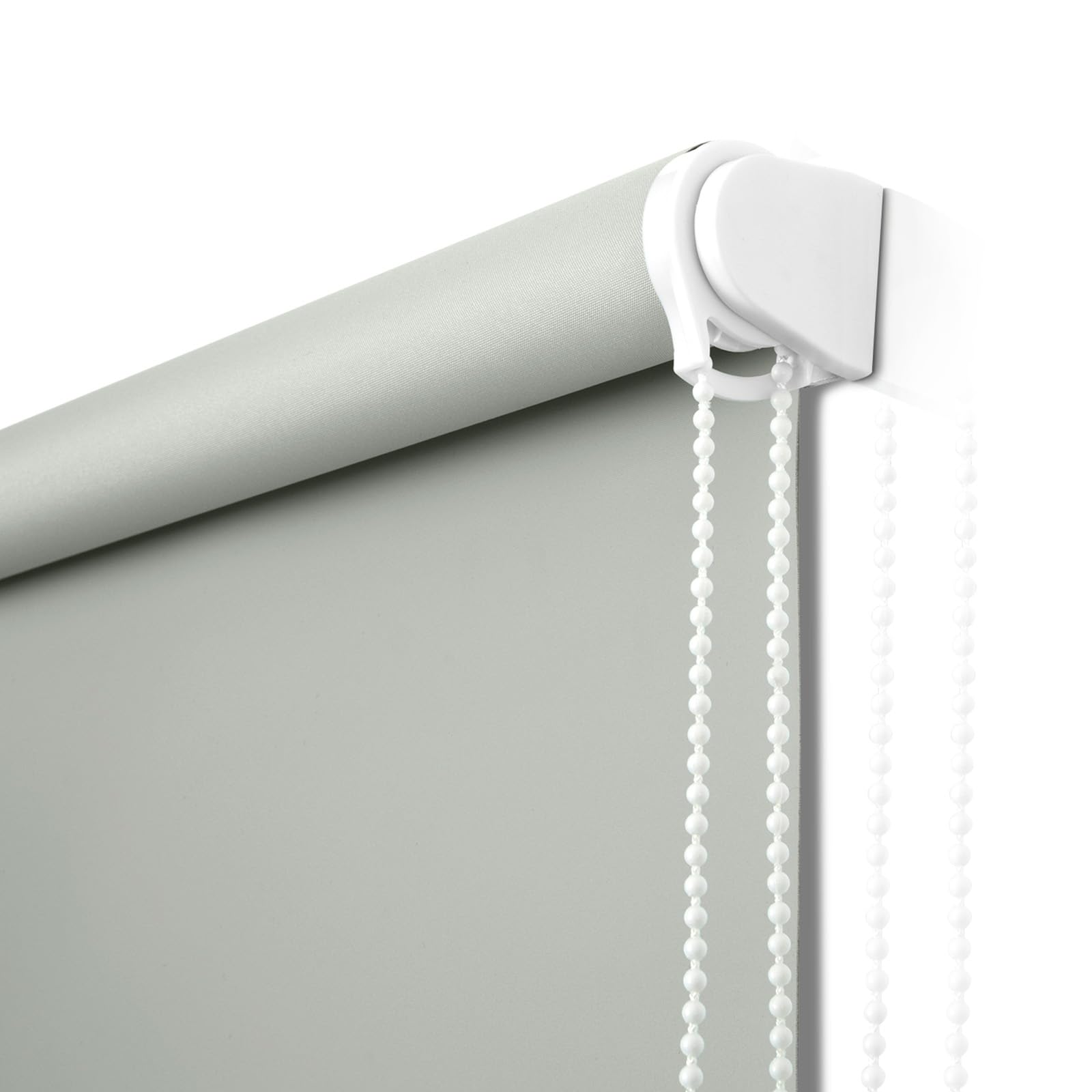 NUTRO CHILL Blackout Roller Blinds, Window Shades Blackout with Thermal Insulated, UV Protection Fabric Window Shades for Home and Office, Easy to Install（27" W x 68" L, Light Grey）