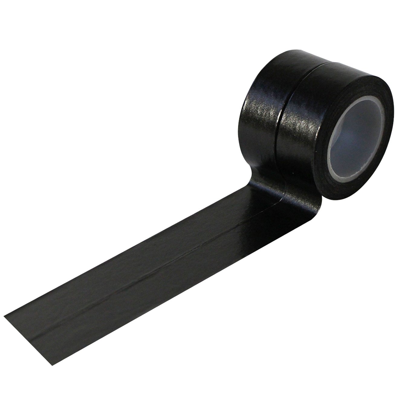 UOOOM 2pcs 10m x 15mm Decorative Washi Tape Masking Tape Adhesive Scrapbooking DIY Craft Gift (Black)