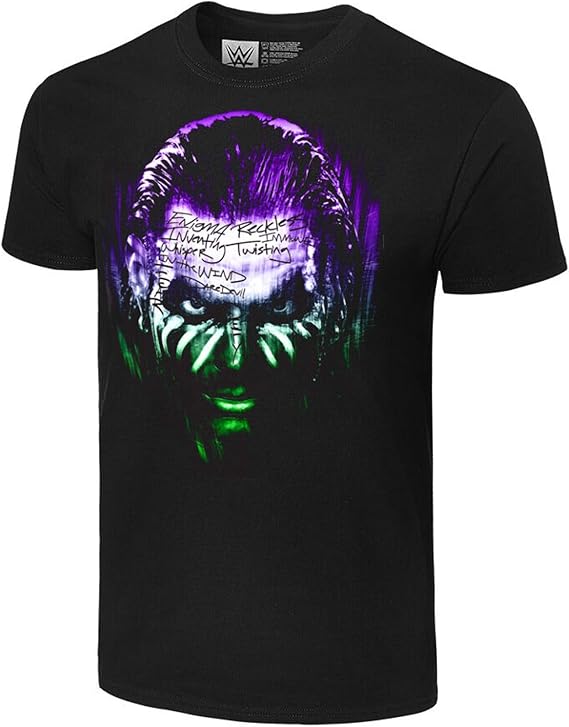 Jeff Hardy WWE Immune to Fear Official Authentic Retro T-Shirt: Amazon ...