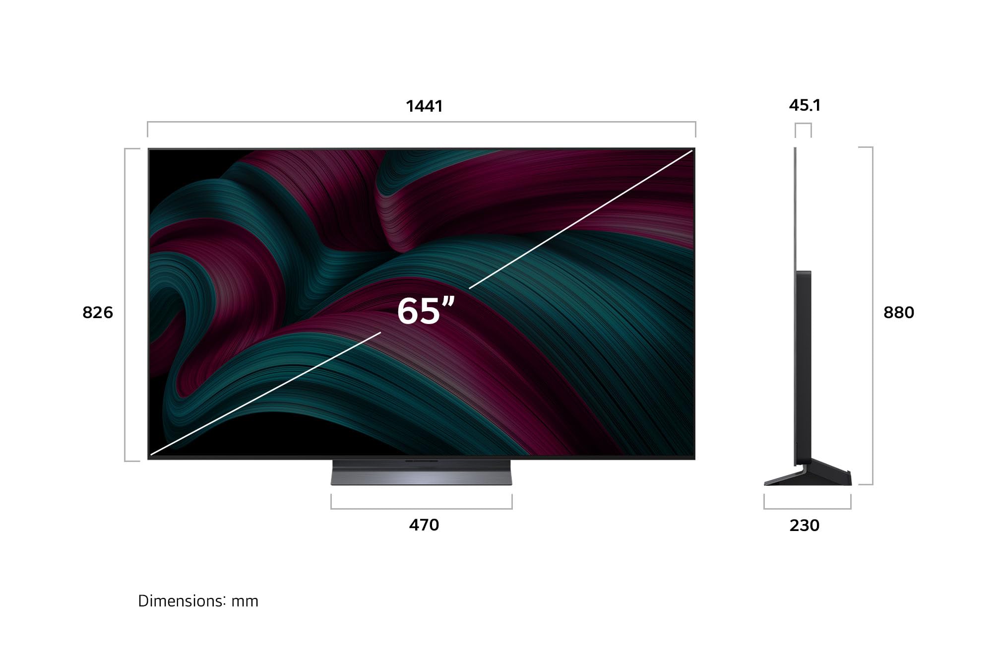 LG OLED65C5ELB TV 65 Zoll (165 cm) 4K OLED evo AI TV (α9 Gen8 4K AI Prozessor, webOS 25, 120Hz (VRR bis zu 144Hz)) [Modelljahr 2025] 7