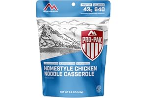 Mountain House Homestyle Chicken Noodle Casserole Pro-Pak | Freeze Dried Backpacking & Camping Food | 1 Serving