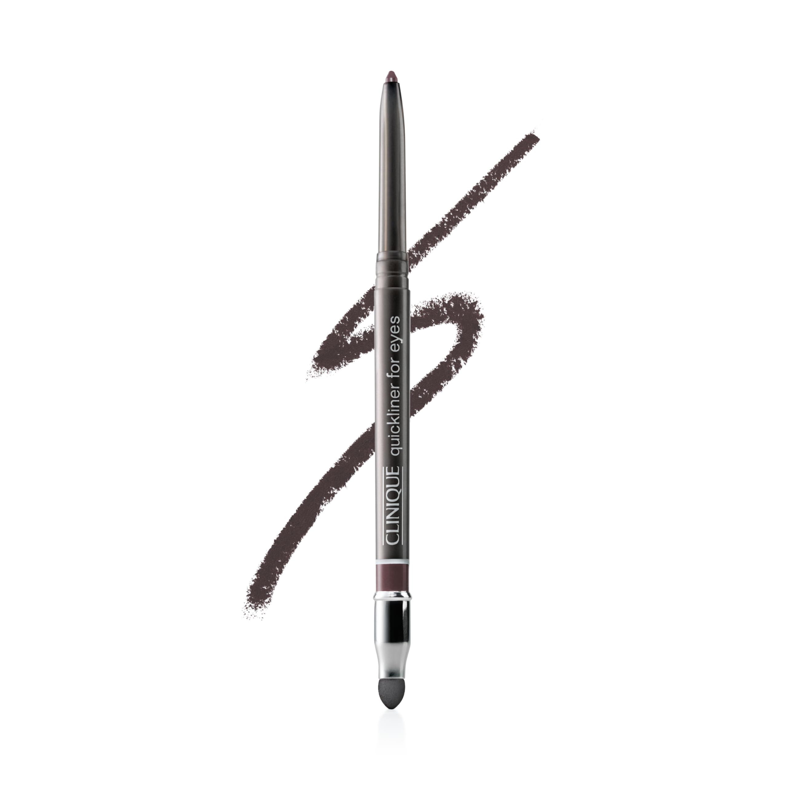 Clinique Quickliner For Eyes Eyeliner Pencil | Water Resistant, Smudge Resistant + Safe For Sensitive Eyes, Black/Brown, 1 Count