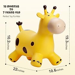 PlayZap Giraffe Bouncy Horse Hopper, Bouncy Animals