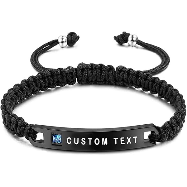 ❤悠理さま❤2025年Bracelet❤❤ Amazon.com: EnvoGif Personalized Couples Bracelets Initial Letter