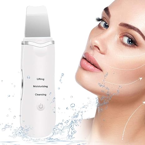 Ultrasonic Skin Scrubber Face Spatula Blackhead Remover Pores Cleaner Face Body Exfoliator Scrub Comedone Extractor Blackhead Remover Amazon Ca Beauty
