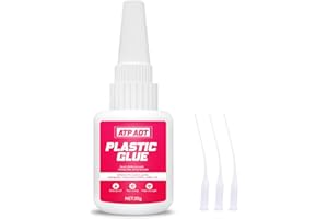 ATP ADT Plastic Glue, 30g Glue for Plastic Repair, Plastic for Plastic, Plastic to Plastic Glue for Bonding Plastic and Other Materials, Super Instant Glue for Plastic, Acrylic, Model, DIY Craft