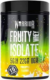 Warrior Clear Whey Isolate Pineapple 375g 21g Protein Low Sugar