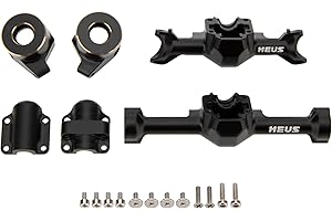 MEUS Racing SCX30 Axle Housing with Diff Covers and Steering Knuckles for 1/30 Axial SCX30 RC Crawler