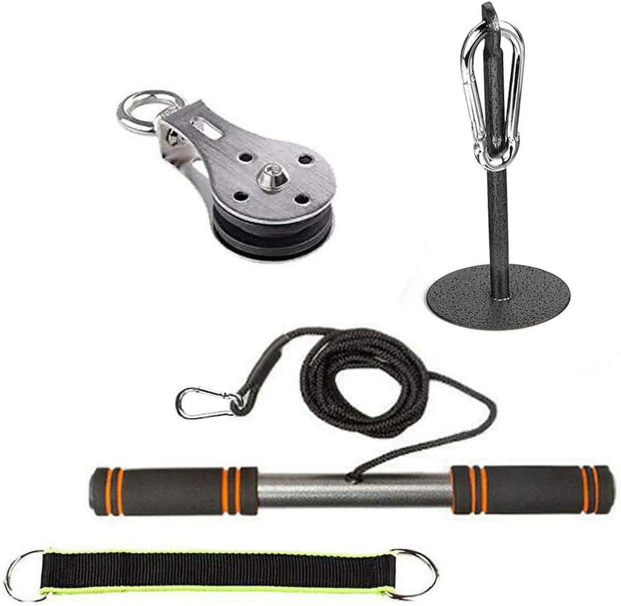 KIKILIVE Forearm Wrist Roller Trainer, Pulley Cable Machine, Arm Strength Blaster Exerciser, Body Training Muscle Strength Fitness Equipment for Training, Physical Therapy, Home Workouts : Sports & Outdoors
