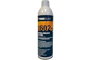 Fibre Glast Low-VOC Resin Infusion Adhesive Spray, Bond Foam Core, Peel Ply & Fiberglass for Vacuum Infusion, Web Spray, Clog-Free Nozzle, Made in USA, 1 (13 Oz) Spray Can