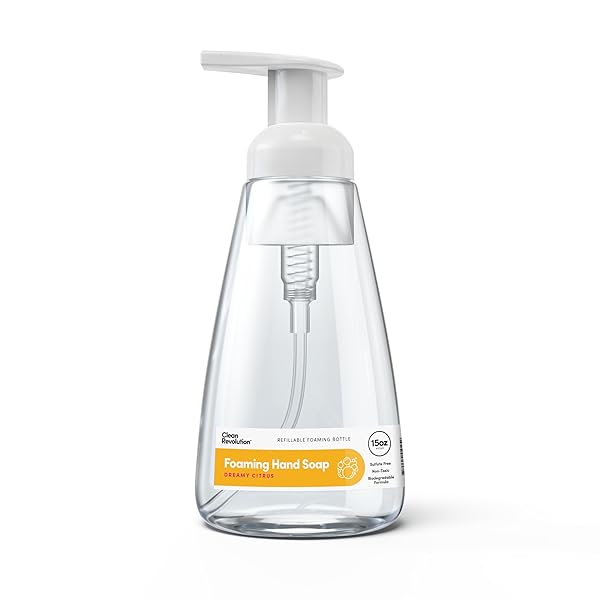 CLEAN REVOLUTION FOAMING HAND SOAP, GENTLE, MOISTURIZING, READY...