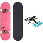 [CCS] Skateboard Complete | Maple Wood | Professional Grade | Fully Assembled with Skate Tool &amp; Stickers | Adults, Kids, Teens, Youth | Boys &amp; Girls