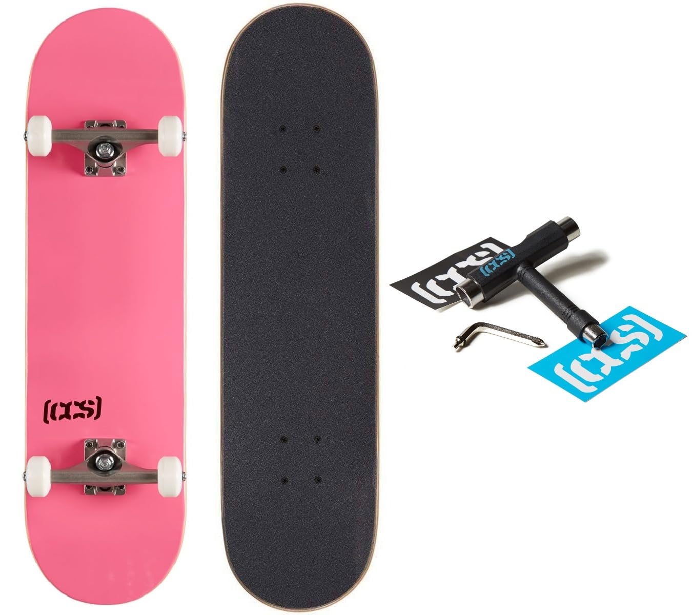 Photo 1 of [CCS] Logo Skateboard Complete Pink 7.00"