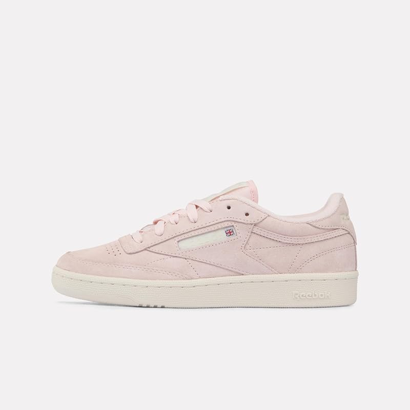 Baskets Club C 85 pour Femme, Craie, Rose Pur, albâtre, 35,5 EU