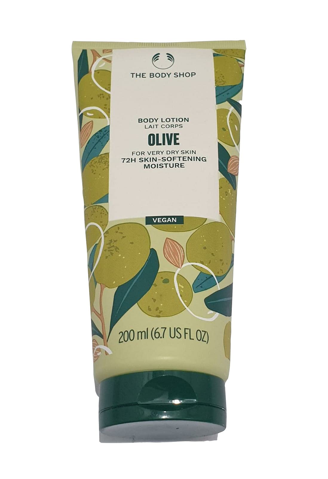 The Body Shop Olive Body Lotion FOR VERY DRY SKIN 72HR SKIN-SOFTENING MOISTURE VEGAN