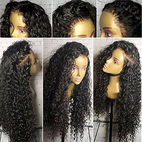 GAMAY HAIR Pre Plucked 360 Lace Frontal Wig 200%-280% Density Brazilain Virgin Curly Human Hair 360 Lace Wigs Glueless 360 Lace Front Wigs with Baby Hair for Black Women(22 inch with 280% density)