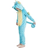 WEQJC Kids Flannel Animal Onesie Costume Halloween Dress up Christmas for Girls and Boys