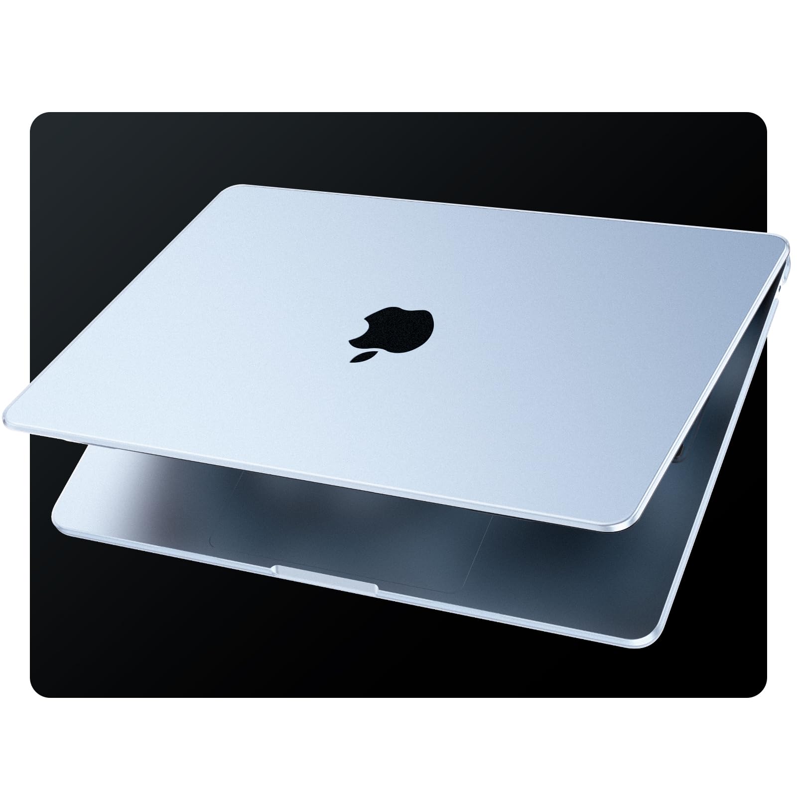 Photo 1 of EooCoo Ultra Thin Armor Compatible with MacBook Air 13 inch Case M4 2025 2024-2022 M3 M2 A3240 A3113 A2681, 100% Match Official Sky Blue, Air 13.6" Matte Protective Case with Keyboard Skin, Sky Blue