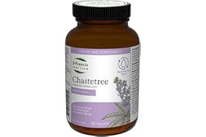 ST FRANCIS HERB FARM Chastetree (60 Capsules) Helsp Support Hot Flash Relief and Hormone Normalization for Menstrual Cycle Ir