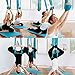 Agptek Aerial Yoga Supplies Swing Inversion Trapeze Series Yoga Class Accessories Like Yoga Straps and Sling Hammock (Blue)