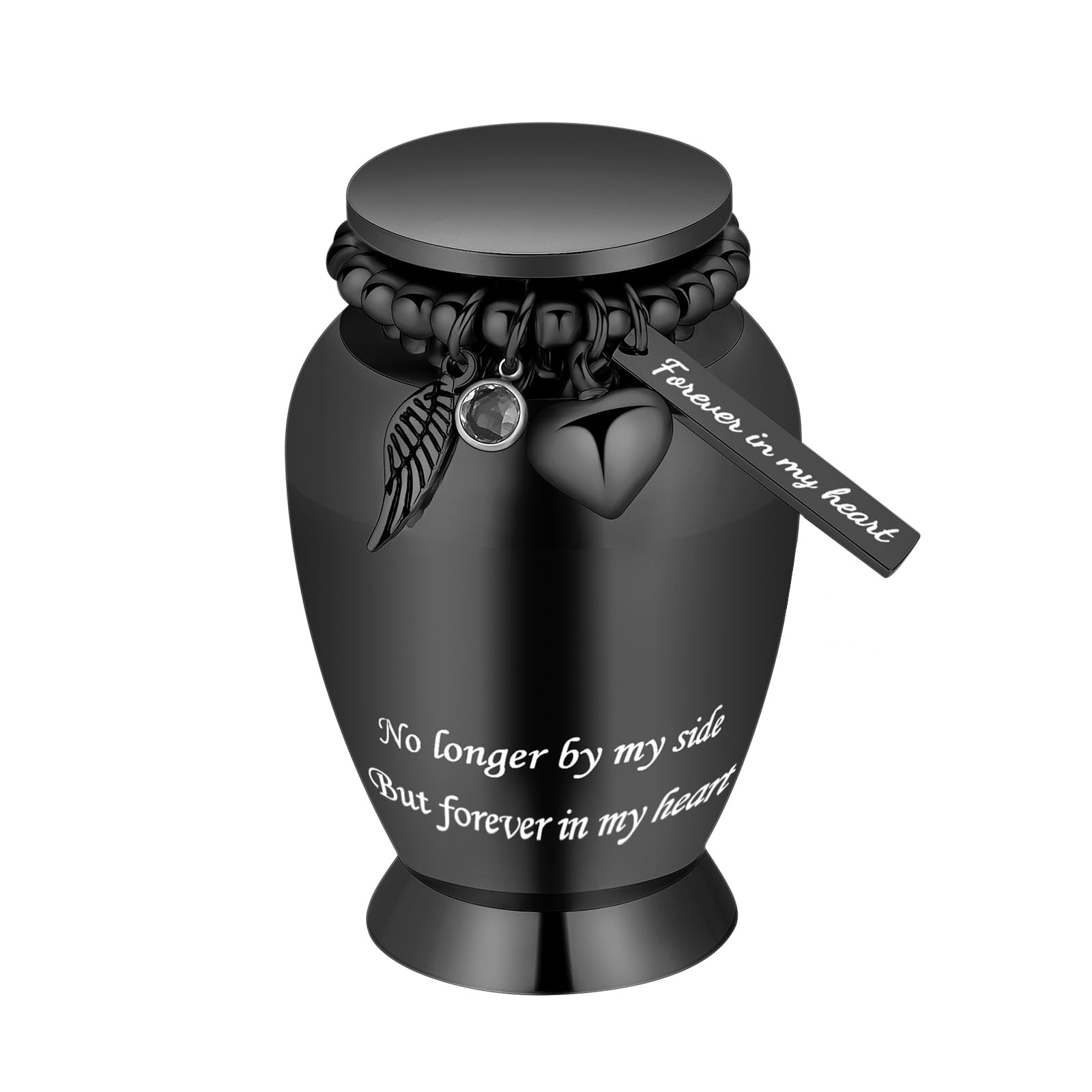 Small Keepsake Urns for Human Ashes Cremation Urns for Ashes Stainless Steel Funeral Memorial Ashes Holder Mini Cremation Urn for Pet or Human Ash — image 1