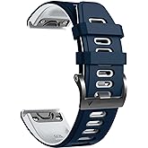 NotoCity Compatible with Fenix 6 Pro/6/7/5 Watch Band,Quickfit 22MM Watch Bands for Fenix 5 Plus/8 47mm/Forerunner 935/945/95