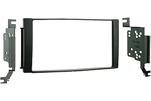 Metra 95-7325B Car Stereo Double DIN Kit Radio Install Dash Kit Combo for Santa Fe (Black)