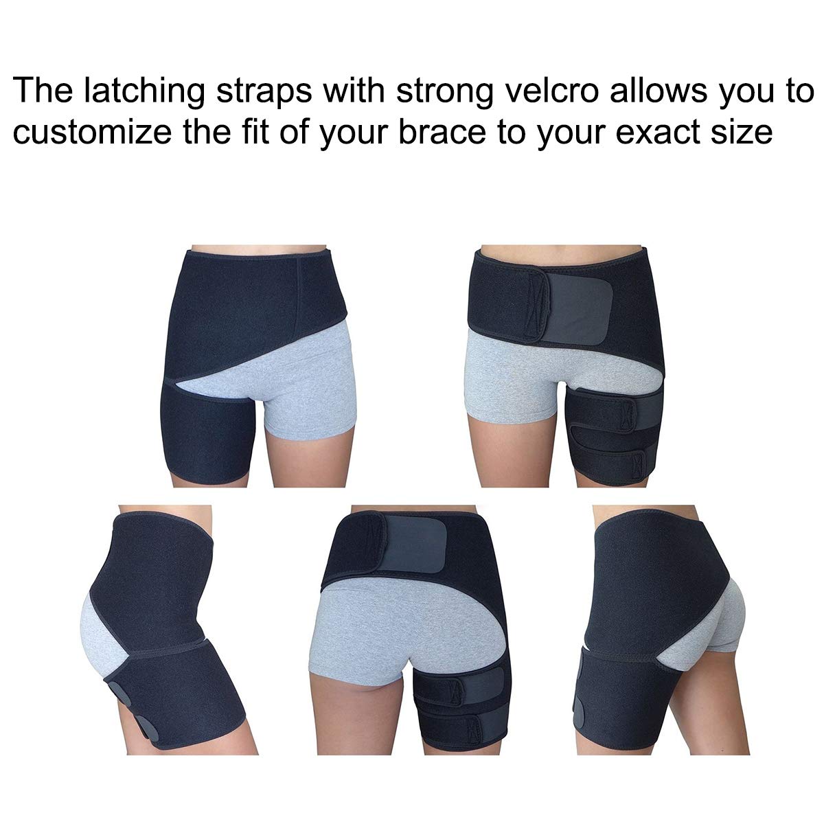 TOOGOO Bodymate Compression Wrap for Groin Hip Thigh Quad Hamstring