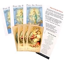 Pocket Guide To The Rosary My First Communion Prayer Holy Card Bulk ...