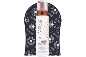 ST. MORIZ St Moriz Advanced Color Correcting Self Tanner Mousse in Medium - Instant Self Tanning Foam for Face & Body - Long Lasting & Streak Free (No Tanning Mitt) - (7.78 fl oz)