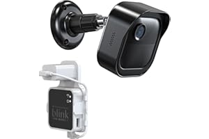 MAMERRY All-New Blink Outdoor 4 Camera Wall Mount, Weatherproof Protective Housing and 360° Adjustable Mount with Blink Sync Module 2 Mount for 4th 3rd Gen - Blink Camera Not Included (1 Pack, Black)